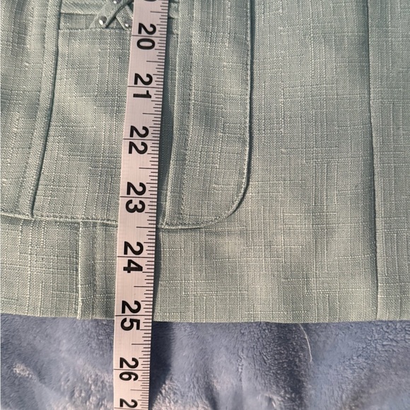 Alfred Dunner Green Blazer – Lightweight Open-Front, Size 18P - Picture 6 of 7